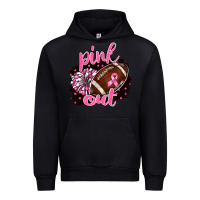 Black pink out football Urban Hoodie - BarkalooDesign