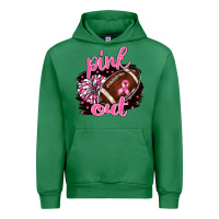 Emerald pink out football Urban Hoodie - BarkalooDesign