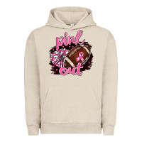 Pigment French Oak pink out football Urban Hoodie - BarkalooDesign