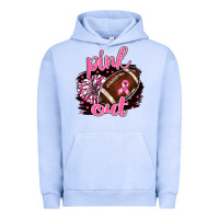 Pigment Grape Ice pink out football Urban Hoodie - BarkalooDesign