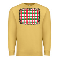 Antique Gold Christmas Pattern Premium Sweatshirt - CowhideDigitalArt