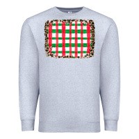 Heather Grey Christmas Pattern Premium Sweatshirt - CowhideDigitalArt