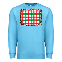 Ocean Blue Christmas Pattern Premium Sweatshirt - CowhideDigitalArt
