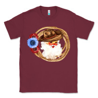 Burgundy Cowboy Santa Classic Tee - Bettercallsaul