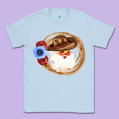 Cowboy Santa Classic Tee Designed By Bettercallsaul