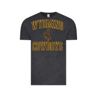 Vintage Black Wyoming Cowboys Men's Apparel Gameday Arch Over Cowboys Sweat Vintage Tee - longCreatives