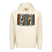 Tofu tool leather leopard cowhide backround Premium Hoodie - RanaPortraitStore