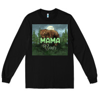 Black Mama bear tumbler Long Sleeve Tee - HowdyJamesFarm