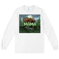 White Mama bear tumbler Long Sleeve Tee - HowdyJamesFarm