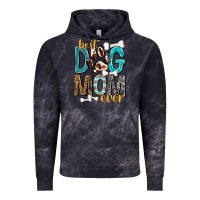 Cloud Black Best Dog Mom Ever Vintage Hoodie - texasbilliewilder