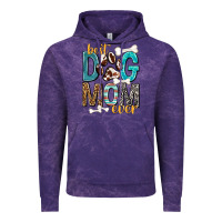 Cloud Purple Best Dog Mom Ever Vintage Hoodie - texasbilliewilder