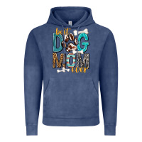 Vintage Denim Best Dog Mom Ever Vintage Hoodie - texasbilliewilder