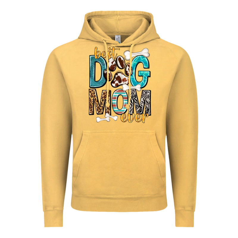 Best Dog Mom Ever Vintage Hoodie by texasbilliewilder | Teevron
