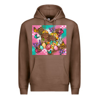 Chestnut Easter Bunnies And Egg Tumbler Premium Hoodie - BundleAndBundleShop