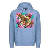 Colony Blue Easter Bunnies And Egg Tumbler Premium Hoodie - BundleAndBundleShop
