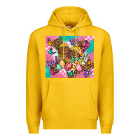 Lemon Easter Bunnies And Egg Tumbler Premium Hoodie - BundleAndBundleShop