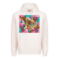 Pale Pink Easter Bunnies And Egg Tumbler Premium Hoodie - BundleAndBundleShop
