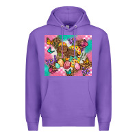 Purple Easter Bunnies And Egg Tumbler Premium Hoodie - BundleAndBundleShop