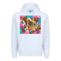 White Easter Bunnies And Egg Tumbler Premium Hoodie - BundleAndBundleShop