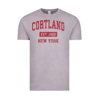 Vintage Zinc Cortland New York NY Vintage Sports Design Red Design Sweat Vintage Tee - longCreatives