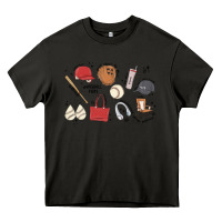 Asphalt baseball mom Heavy Core Tee - MaliasSmallBusiness
