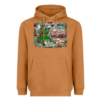 Meerkat merry Christmas tree western Heavyweight Hoodie - CowhideDigitalArt