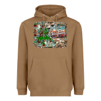 Toasted Coconut merry Christmas tree western Heavyweight Hoodie - CowhideDigitalArt