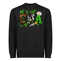 Black St. Patrick's Day CNA Heavyweight Sweatshirt - OliviaCreatesArt