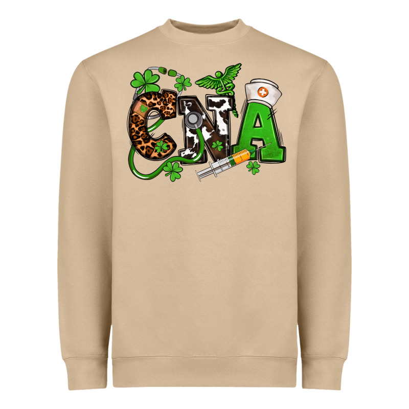 St. Patrick's Day Cna Heavyweight Sweatshirt by OliviaCreatesArt | Teevron