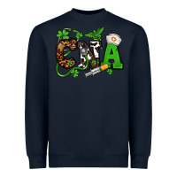 Navy St. Patrick's Day CNA Heavyweight Sweatshirt - OliviaCreatesArt