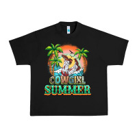 Black Cowgirl summer Urban Heavy Tee - NancyCooperArtShop