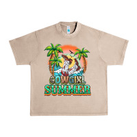 French Oak Cowgirl summer Urban Heavy Tee - NancyCooperArtShop