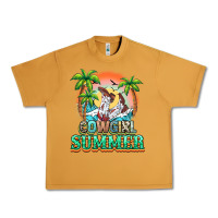Peanut Butter Cowgirl summer Urban Heavy Tee - NancyCooperArtShop
