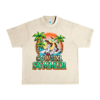 Sandshell Cowgirl summer Urban Heavy Tee - NancyCooperArtShop