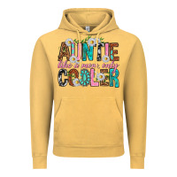 Vintage Mustard Auntie Like a Mom Only Cooler Vintage Hoodie - texasbilliewilder