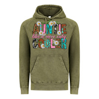 Vintage Olive Auntie Like a Mom Only Cooler Vintage Hoodie - texasbilliewilder