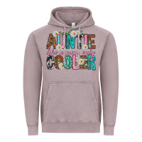 Vintage Zinc Auntie Like a Mom Only Cooler Vintage Hoodie - texasbilliewilder