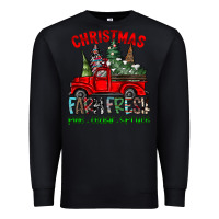 Black christmas tree farm truck Premium Sweatshirt - CowhideDigitalArt