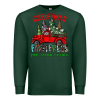 Sports Green christmas tree farm truck Premium Sweatshirt - CowhideDigitalArt