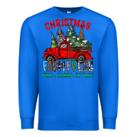 True Royal christmas tree farm truck Premium Sweatshirt - CowhideDigitalArt