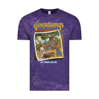 Cloud Purple R.L. Stine Goosebumps Halloween Say Cheese And Die Vintage Tee - longCreatives
