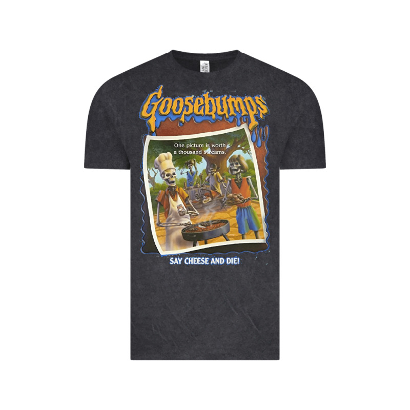 R.l. Stine Goosebumps Halloween Say Cheese And Die Vintage Tee by longCreatives | Teevron
