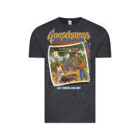 Vintage Black R.L. Stine Goosebumps Halloween Say Cheese And Die Vintage Tee - longCreatives