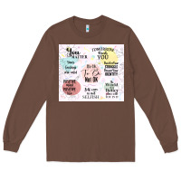 Chestnut it's ok to be not ok Long Sleeve Tee - TumblerDesignByShophia