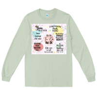Matcha it's ok to be not ok Long Sleeve Tee - TumblerDesignByShophia