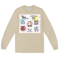 Mushroom it's ok to be not ok Long Sleeve Tee - TumblerDesignByShophia