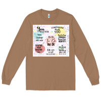 Toasted Coconut it's ok to be not ok Long Sleeve Tee - TumblerDesignByShophia