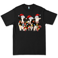 Black christmas three cows Premium Tee - MaliasSmallBusiness
