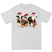 Dove Grey christmas three cows Premium Tee - MaliasSmallBusiness