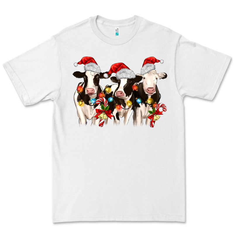 Christmas Three Cows Premium Tee by MaliasSmallBusiness | Teevron
